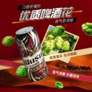 WUSU 乌苏啤酒 楼兰秘酿330ml*1罐高浓度烈性啤酒