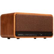 漫步者（EDIFIER） M230 蓝牙便携高品质复古音箱 桌面音响 一体式立体声音响 家庭音响音箱 M230木纹色+大号鼠标垫