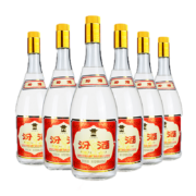 PLUS会员：汾酒 杏花村酒 黄盖玻汾 55度  950ml *6瓶 整箱
