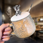 京东小程序:惠寻 京东自有品牌 小熊锤纹玻璃杯