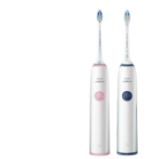 飞利浦（PHILIPS） 电动牙刷成人充电式声波震动情侣牙刷(自带刷头*2)智能净白牙龈呵护 HX3226/22深海蓝