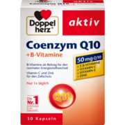 双心(Doppelherz) 辅酶Q10软胶囊50mg30粒/盒 辅酶素q10 成人中老年人维生素ECB锌 高活性独立包装