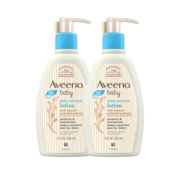 艾惟诺（Aveeno）婴儿天然燕麦滋润保湿润肤乳液354ml保湿护肤【效期至24年8月】 每日倍护润肤乳354ml*2