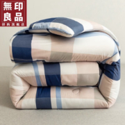 MUJI 無印良品 春秋被子 秋冬季加厚保暖被子 经典格调 150x200cm(单人春秋被)