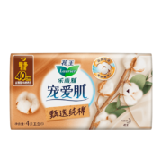 Plus会员:乐而雅（laurier）花王乐而雅宠爱肌甄选纯棉丝薄40cm护翼型卫生巾 4片+凑单品2件