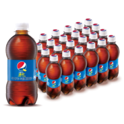 PLUS会员：百事可乐 清柠味汽水 碳酸饮料整箱 300ml*24瓶*2件