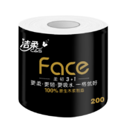 京东百亿补贴：C&S 洁柔 黑Face系列 有芯卷纸 4层*200g*10卷