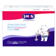 露安适（Lelch）体育之星拉拉裤L76片(9-14kg)夜用乐享甜睡 婴儿大号尿不湿拉拉裤
