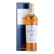 麦卡伦（MACALLAN）麦卡伦 MACALLAN 单一麦芽苏格兰威士忌斯佩塞产区雪莉桶爱丁顿 麦卡伦12年蓝钻双桶700ml