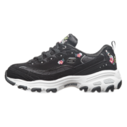 Skechers斯凯奇秋冬女子清新刺绣复古增高熊猫鞋休闲鞋运动鞋女鞋 11977-BLK 黑色 36