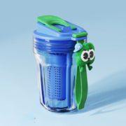 IMVE 双饮杯吸管杯tritan材质480ml