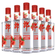 郎酒顺品郎280ml浓酱兼香型中度光瓶纯粮食白酒年货送礼自饮口粮酒 红顺280*6瓶非整箱