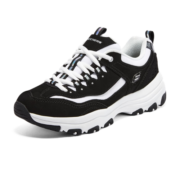 斯凯奇（Skechers）经典老爹鞋休闲增高运动女鞋秋季8730076BKMT黑色/多彩色37