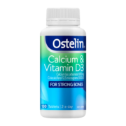 Ostelin 奥斯特林 成人钙片维生素D补钙片孕妇钙片中老年补钙 130粒 女性