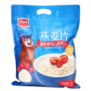 精力沛 早餐冲饮谷物 俄罗斯燕麦片 免煮即食原味无添加蔗糖健身代餐 1500g*1袋