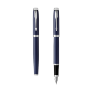 派克（PARKER）钢笔 IM系列蓝色白夹墨水笔