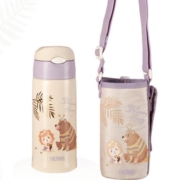 膳魔师儿童保温杯学生便携直饮吸管杯600/630ml一杯双盖超大容量