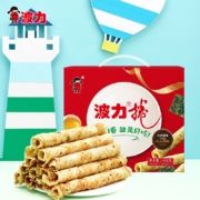 plus会员：波力波力卷鸡蛋海苔味蛋卷零食饼干七夕节礼盒432克*4