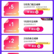 京东金融 18积分兑领白条立减券