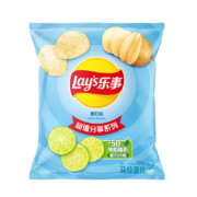 Plus会员:乐事（Lay's）薯片 休闲零食 青柠味 135克+凑单品2件