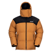 黑冰（BLACKICE）鹅绒700蓬户外防风防水保暖厚款活帽羽绒服 黑棕 XL