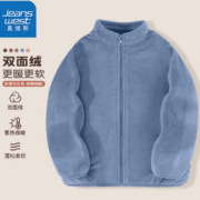 JEANSWEST 真维斯 儿童毛绒外套 加厚保暖