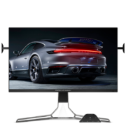 PLUS会员、双十一预售:AOC 爱攻&保时捷联名定制二代 31.5英寸 MiniLED 4K 144Hz 快速液晶1ms HDR1400 DTS 游戏电竞显示器 PD32M