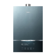 美的（Midea）16升燃气热水器 天然气 增压水伺服恒温 下置风机  彩晶屏 新一代密闭稳燃舱 JSQ30-MATE Pro尘隐