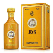 PLUS会员、有券的上：WULIANGYE 五粮液 53度 酱香型白酒 礼盒酒水 15酱30版 500ml单瓶