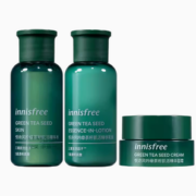 innisfree悦诗风吟 绿茶籽水30ml+乳30ml+面霜10ml