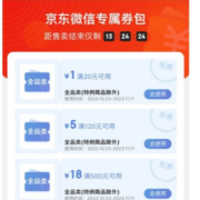 没有plus全品券的速看 京东0.1元购 24元微信小程序券包