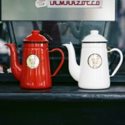 Kalita 卡莉塔 鹤嘴搪瓷珐琅手冲咖啡壶 1L