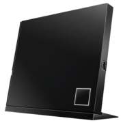 华硕(ASUS) 6倍速 USB2.0外置蓝光/光驱刻录机黑色兼容MAC系统/SBW-06D2X-U 6倍速外置蓝光刻录机