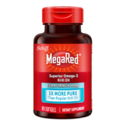旭福 MegaRed脉拓南极磷虾油500mg软胶囊（dha高纯度epa深海鱼油升级磷脂omega-3高浓度美国原装进口成人）