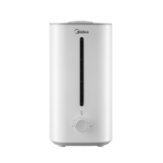 美的（Midea）空气加湿器 卧室办公室家用 轻音补水 银离子洁净 免开盖上加水大容量 雾化加湿 【大出雾+升级轻音】40S