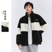 PEACEBIRD MEN 太平鸟男装 男士仿羊羔绒茄克外套