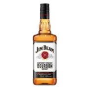 金宾（Jim Beam）占边波本波旁威士忌 美国洋酒柠檬沙瓦嗨棒可乐桶 大金宾大占边 金宾白占边750ml