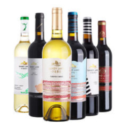 沙地酒庄 新疆沙地酒庄红酒套装6支组合干红特选干白葡萄酒旗舰店官方正品