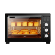 美的（Midea）电烤箱MG38CB-AA 家用大容量40L多功能 独立控温/机械操控/四层烤位/多功能烘焙