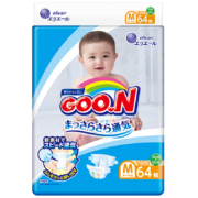 PLUS会员：大王（GOO.N）维E婴儿纸尿裤新生儿纸尿片M64片(6-11kg)*4件
