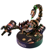 若客（ROKR）战地蝎金属机甲积木拼装模型玩具生日礼物成人机械拼图diy手办