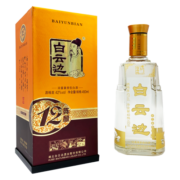 白云边白云边十二年12年陈酿42度白酒450ml浓酱兼香型送礼 单瓶装