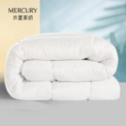 20点开始：MERCURY 水星家纺 七孔抗菌冬季被 白色 200x230cm