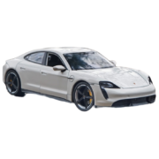 飞越无限 保时捷 Taycan turbo S 汽车模型 配底座+合金车牌定制