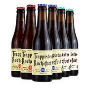 Trappistes Rochefort 罗斯福 10号/8号/6号组合装 修道士精酿啤酒 330ml*6瓶 比利时进口