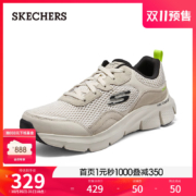 双11预售、31日20点付尾款：Skechers斯凯奇秋新款男运动鞋休闲鞋厚底柔软健步鞋