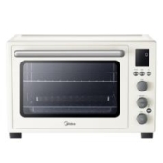 美的（Midea）40L大容量家用多功能烘焙电烤箱一体机 PT4012W（升级款）