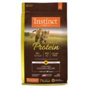 instinct生鲜本能 优质高蛋白鸡肉成猫主粮【含肉量95%】10磅/4.5kg