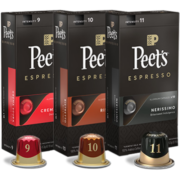Peet's Coffee皮爷peets胶囊咖啡30颗混装53g（9+10+11+搪瓷杯）