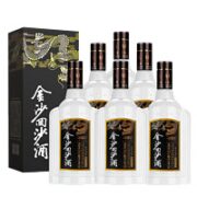 JINSHA 金沙 回沙酒 钻石五星 53%vol 酱香型白酒 500ml*6瓶 整箱装